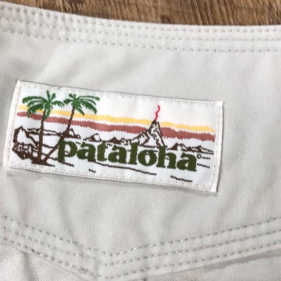 Patagonia PATALOHA Cropped Light Tan Pants Sz 10 - Picture 5 of 10